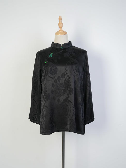 致橡树2023中式天丝提花衬衣F230031 商品图8