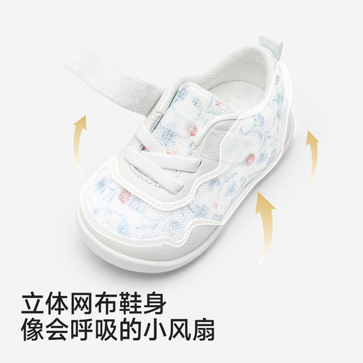 【商场同款】英氏步前鞋女宝宝鞋子春夏网眼休闲鞋透气抗菌百搭 商品图3