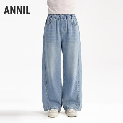 男女童牛仔单裤夏季新款安奈儿童装EM626752 商品图0