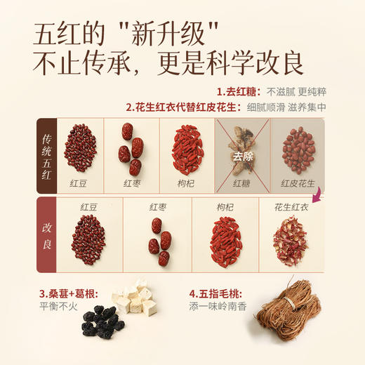 【五红米酿】五红粉新升级 酒酿风味 双拼组合 温和不上火 商品图3