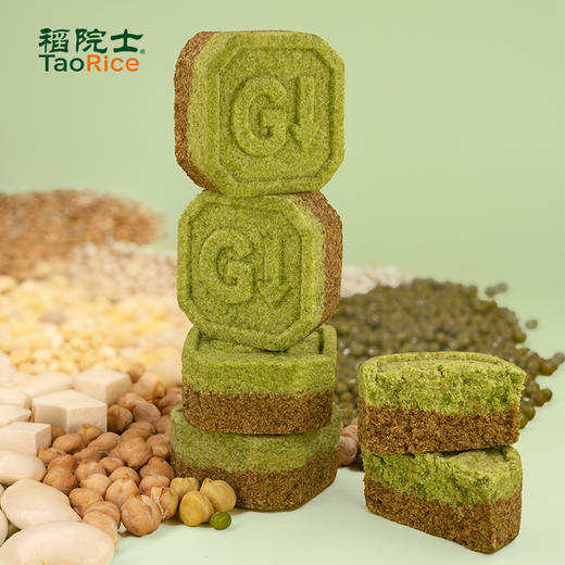 稻院士茶咖双味轻甜八珍糕低GI 0糖0反脂肪高膳食纤维营养代餐休闲零食2盒装（10枚独立小包） 商品图2