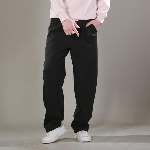 DRONKOO 2026 抽绳松紧腰前右金属扣侧缝前移中厚卫裤长裤 商品图1