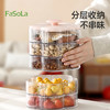 FaSoLa多层干果盘新款带盖客厅茶几家用干果盒零食瓜子叠加收纳盒 商品缩略图3