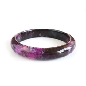 【天然正品】天然精品正桩紫罗兰色57.5号苏纪石手镯57.5号（皆取最大值）220126TJ18