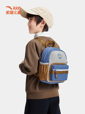 安踏儿童秋季新款男女同款大童双肩背包防泼水百搭大容量时尚392549156