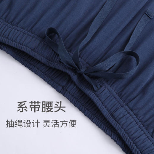 【50S椰油莫代尔】SCHIESSER德国舒雅男士50支莫代尔+粘纤圆领短袖长裤套装35/25013H 商品图6