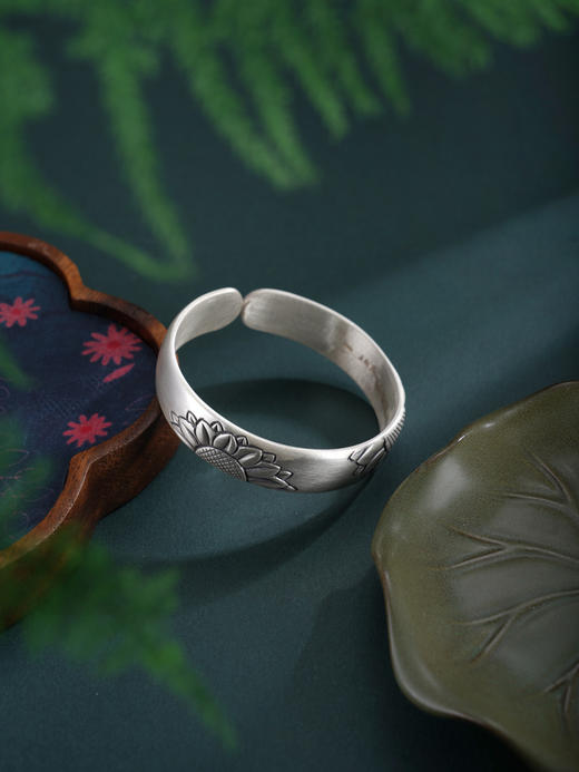 子佩集S999手工银【沐光岁月】手镯【55071214】原创设计 商品图4