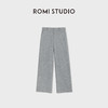 ROMI STUDIO经典绵羊毛混纺缩绒四面弹工艺直筒灰西裤RWBWXB1659 商品缩略图0