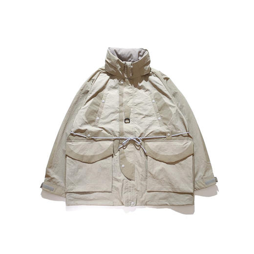norbit Printed patch mountain parka 盐缩尼龙防水户外风夹克 商品图3