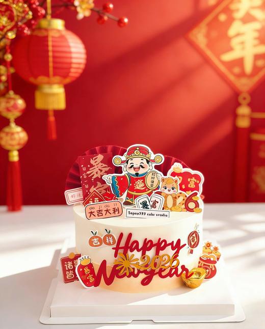 6-8寸 2026除夕款-1（草莓夹心） 商品图0