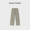 ROMI STUDIO”慵懒弧度“垂坠廓形松紧腰复古运动长裤 RWCAX87281 商品缩略图0