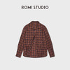 ROMI STUDIO“轻盈无物”汉麻莱赛尔呼吸感长袖格子衬衫 RWDSS61768 商品缩略图0