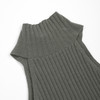 ROMI STUDIO时尚舒适复古简约百搭纯色半高领无袖背心RWCSST1886 商品缩略图4