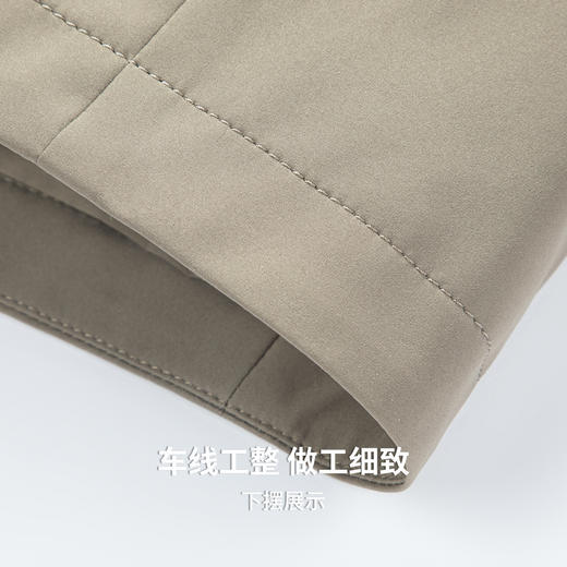 【可脱卸帽】圣得西简约夹克2026新款春季商务休闲拉链男款外套 商品图9