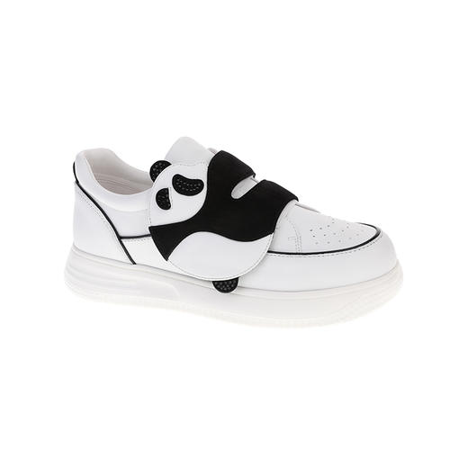 sheme原创设计国宝小白系列熊猫魔术贴水晶点缀呆萌可爱男女童鞋可定制 商品图4