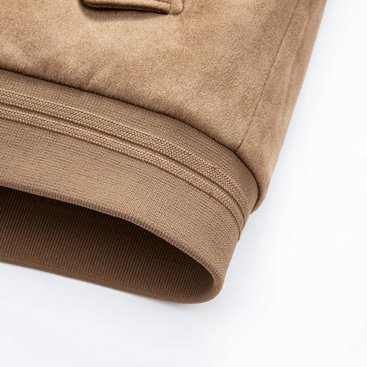 【仿麂皮】圣得西男士立领休闲夹克2026春新款机车风百搭工装外套 商品图12