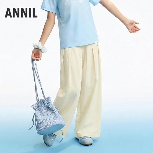 女童梭织单裤夏季新款安奈儿童装EG626806 商品图1