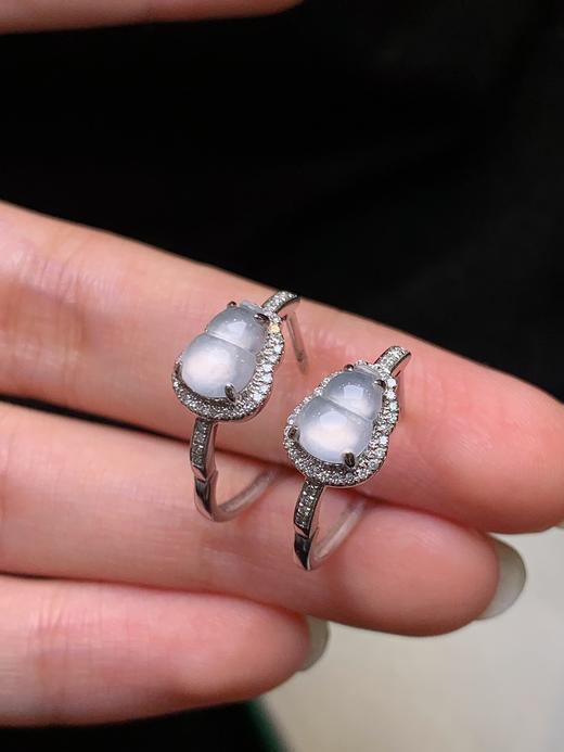 葫芦翡翠耳环 商品图2