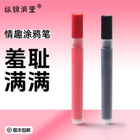 dirty word 情趣涂鸦笔 可水洗可擦