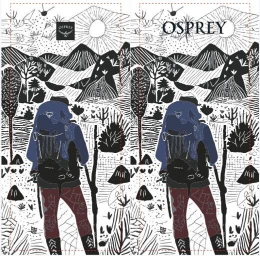 【踏春出发】OSPREY x DULANI 运动围脖面罩 防晒骑行户外魔术头巾（TBZG） 商品图2
