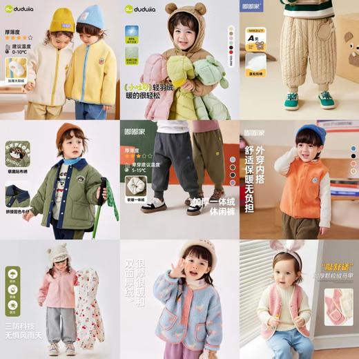 【年终清仓合集】嘟嘟家宝宝羽绒服冬季轻薄儿童白鸭绒保暖男童女童连帽外套冬装童装潮D4DYR026 商品图2