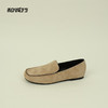 和诚行2026春季新款复古一脚蹬磨砂皮深口舒适软平底女式乐福鞋1830059 商品缩略图1