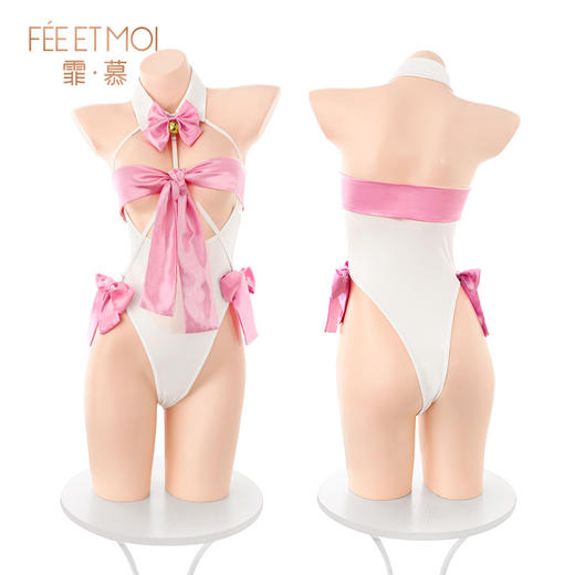 【cos小甜妹】霏慕 雅美蝶可露乳开裆连体衣ZY7034 商品图1