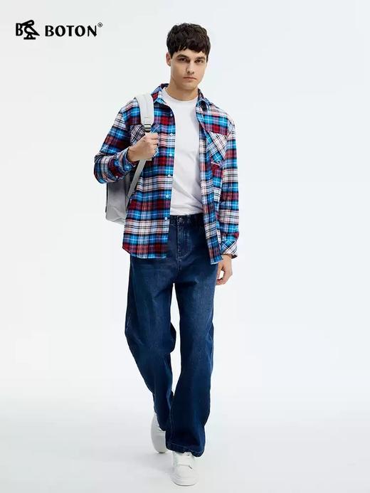 [凉感抗菌]波顿夏季男士休闲天丝棉圆领冰丝短袖t恤MT031225 商品图1