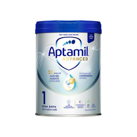 【不含税价跨境】【新版】英国Aptamil爱他美白金版幼儿配方奶粉1段 0-6月 800g