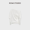 ROMI STUDIO100高支绵羊毛松弛感落肩套头毛织长袖RWDSS61743 商品缩略图2