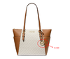 193599717074 迈克高仕MICHAEL KORS Charlotte 时尚潮流拼色字母印花大号老花托特包【27 * 11* 25cm】 商品缩略图5
