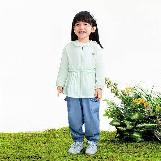 【实体店同款】女童连帽外套春季新款安奈儿童装XG615078 商品图3