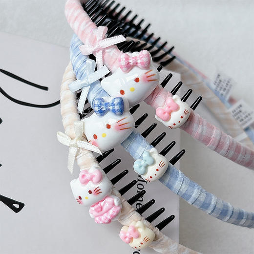 清新格子侧饰发箍-纪念日百货门店同款169256589 商品图1