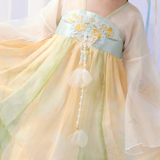 笛莎/Deesha 观山见联名2026年春季新款女童连衣裙配饰蝴蝶结 商品图2