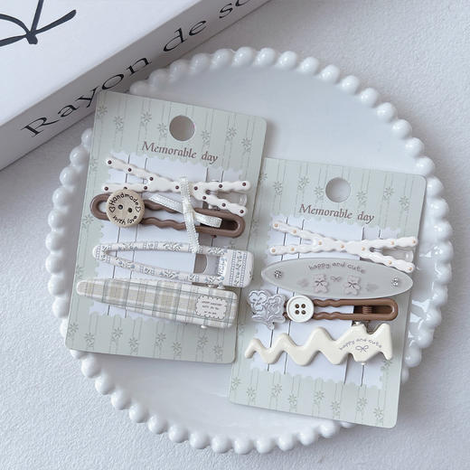 南法碎花四支组合夹-纪念日百货门店同款169096693 商品图3