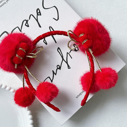 毛球红运发箍-纪念日百货门店同款167795693 商品图2