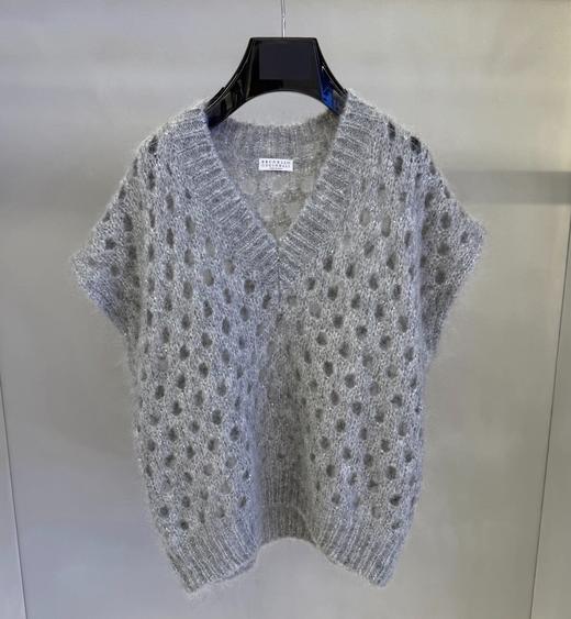 女款镂空无袖针织毛衣hu006 商品图0