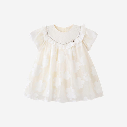 【商场同款】英氏童装女宝宝短袖连衣裙网纱公主裙夏季蓬蓬公主裙 商品图4