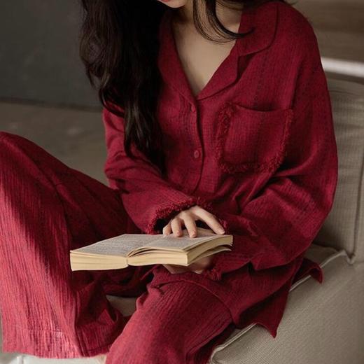 LANSHU岚束·南法假日流苏家居服 ｜ 100%棉纱，松软贵气，宅家也很美！免穿bra【3-7天发货】 商品图0