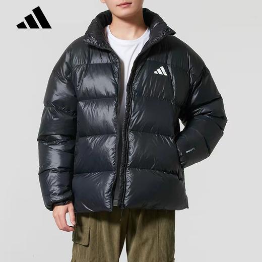 XXM adidas阿迪达斯男子防风连帽羽绒服简约户外运动保暖面包服KQ5497 商品图1