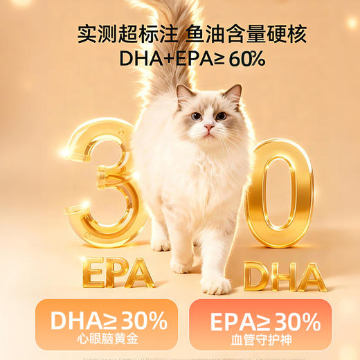 纽粹臣浓醇三文鱼油200ml 高纯度 美毛护肤 犬猫通用 整箱20瓶 建议售价88元/瓶 商品图2