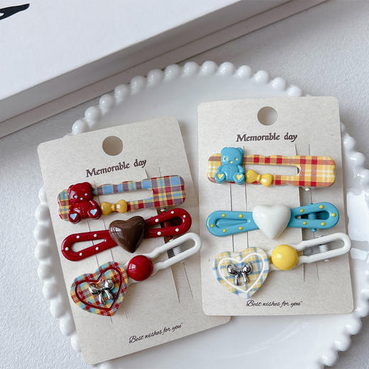 ZY彩色小熊组合夹LTP组合夹-纪念日百货门店同款169246794 商品图1