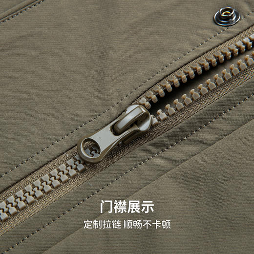 【易打理】圣得西男装立领夹克2026年春季新款拼接美式休闲外套 商品图8