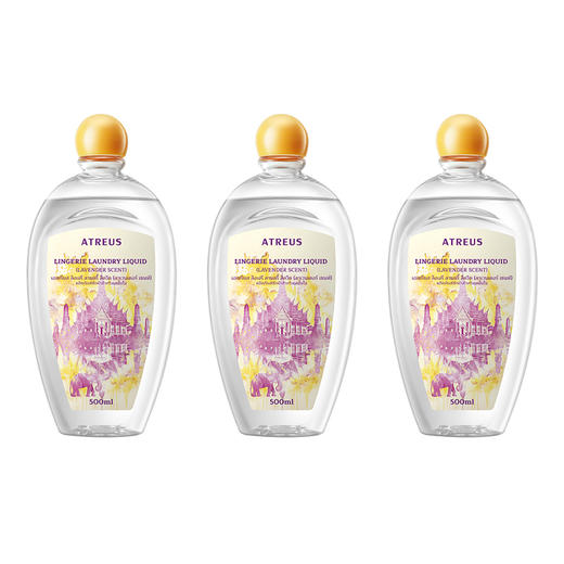 3瓶装 泰国 ATREUS内衣洗衣液500ml*3瓶  A-5790（效期27-9） 商品图0