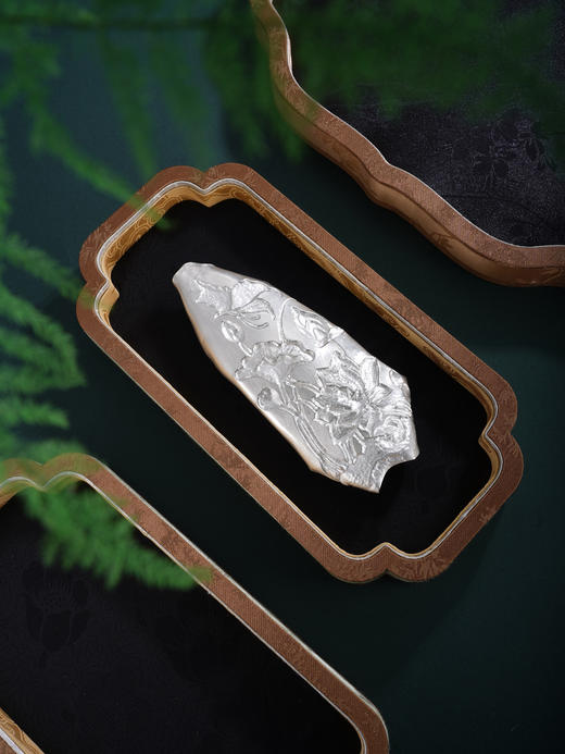 子佩集S999手工银【莲开盛世】摆件【ZYG010】原创设计2602 商品图6