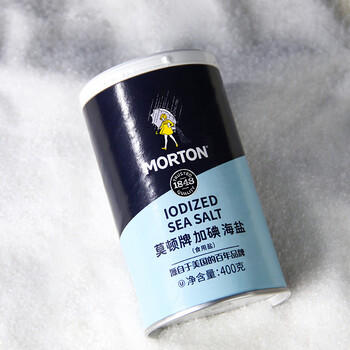 莫顿（MORTON）  海盐400g 【加碘 海盐】品质海盐 盐食用 炒菜调味 百年品牌 /粮油调味 /调味品 /盐 商品图4
