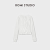 ROMI STUDIO色织华夫格高密长绒棉针织船领长袖 RWDSSY1572 商品缩略图4