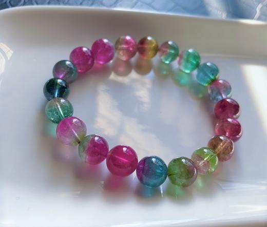 10mm单圈西瓜碧玺手串 商品图5