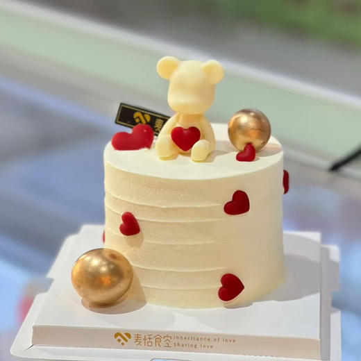情人节小熊蛋糕 商品图0