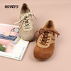 和诚行2026春季新款复古时尚百搭磨砂皮系带女式休闲鞋1930126 商品缩略图1